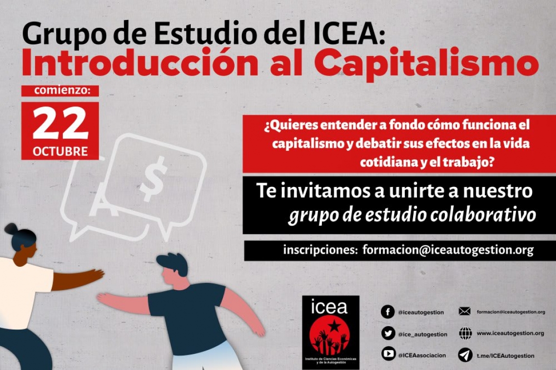 Grupo de Estudio del ICEA: Introducción al Capitalismo